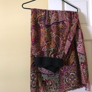 LuLaRoe Paisley XL Lucy Skirt